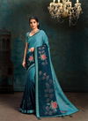 MAHOTSAV SHRIHITHA 21100 SERIES Blue Colour Foiling Digital Print Applique Work Stone Handwork Sarees Collection 21108